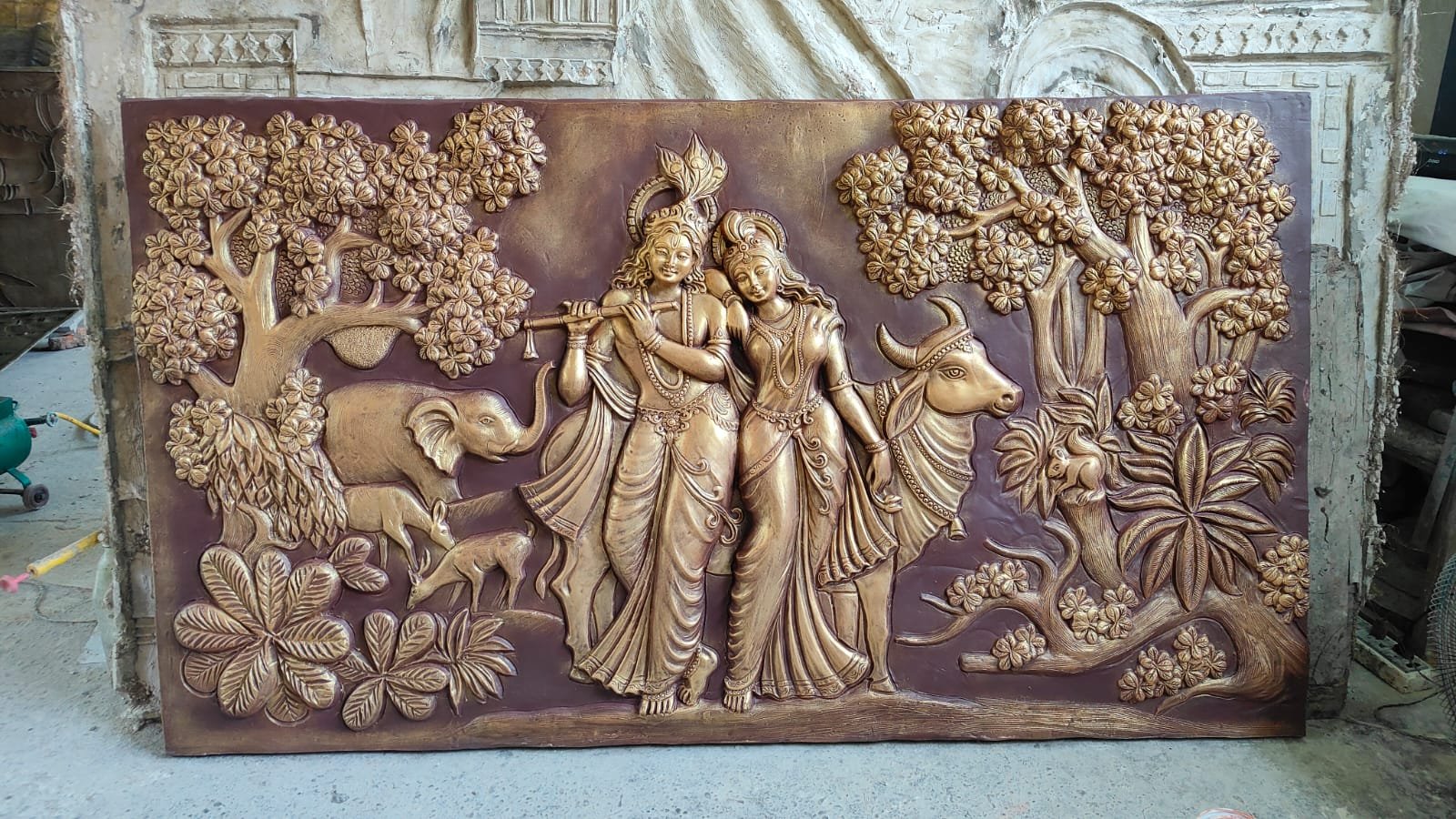 Radha Krishna wall Mural