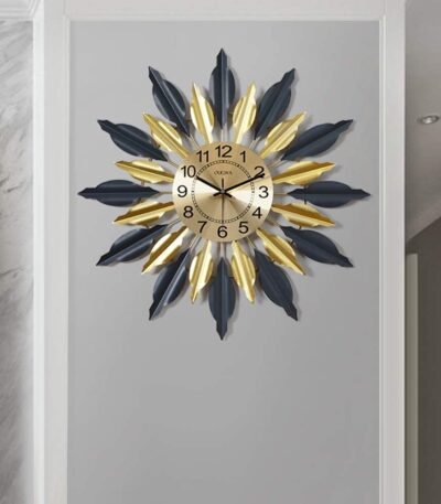 metal decor wall clock