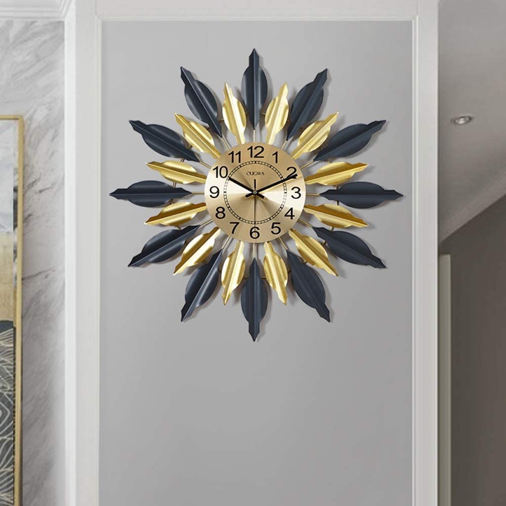 metal decor wall clock