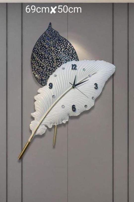 white feather clock white feather clock