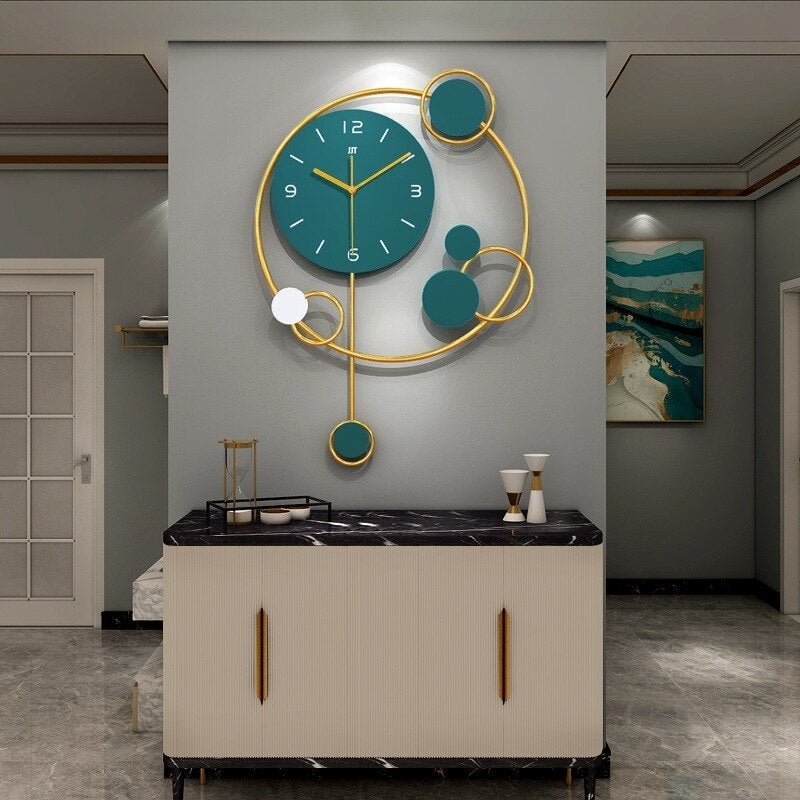Metal wall clock 3