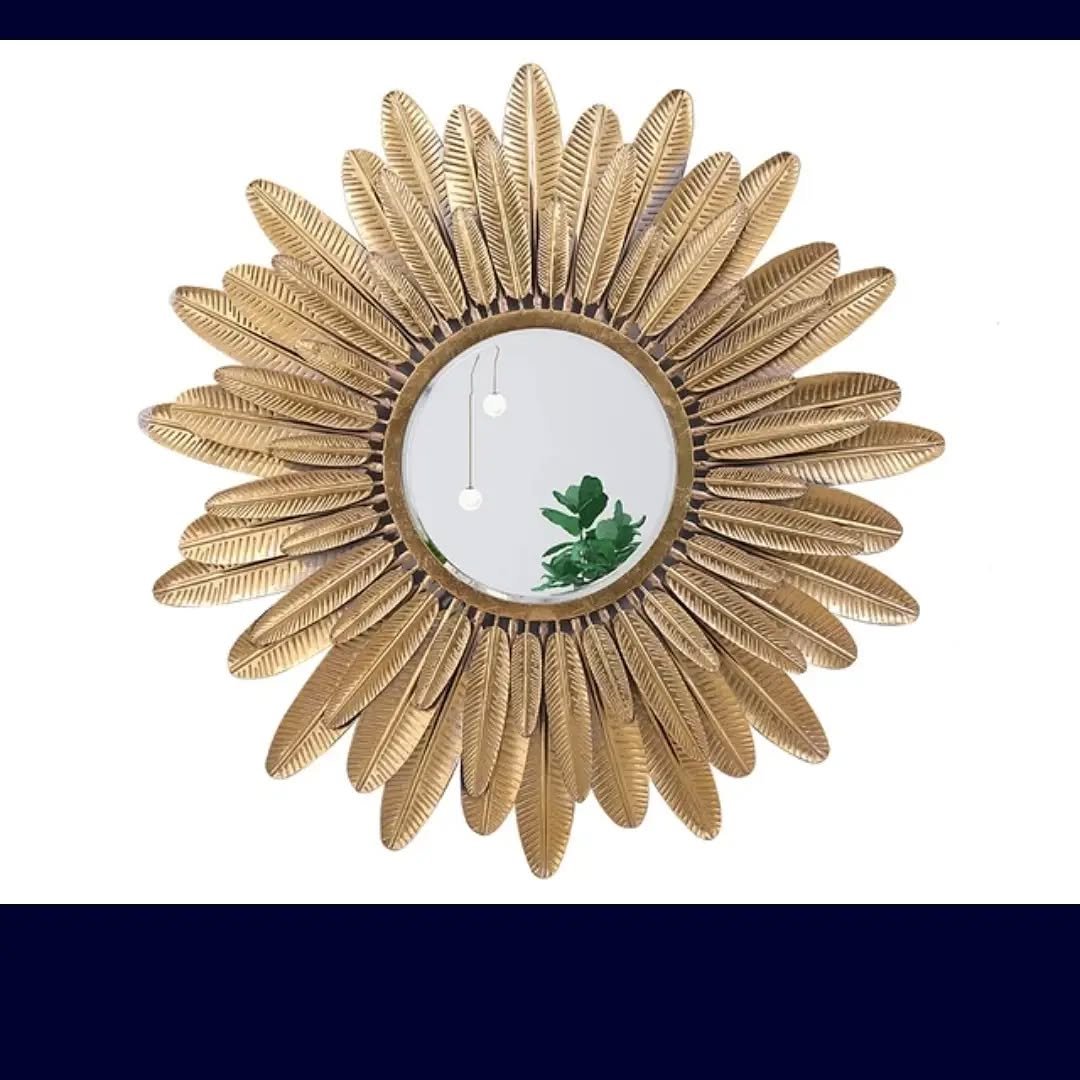 Golden quill Mirror