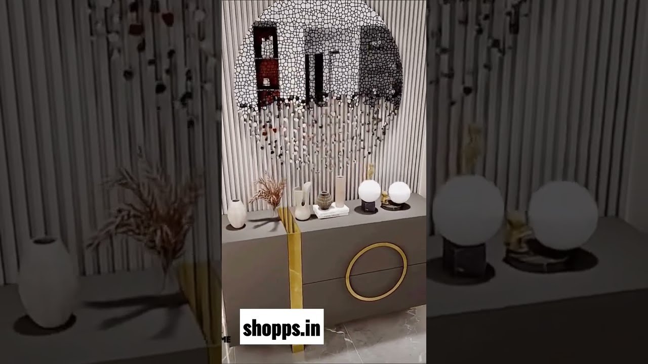 Droplet Round Mirror