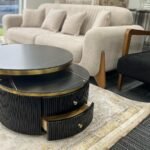 Black nested coffee table