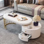 White Coffee Table set