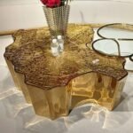 Metal tree table partial order