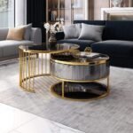 Black gold Tables